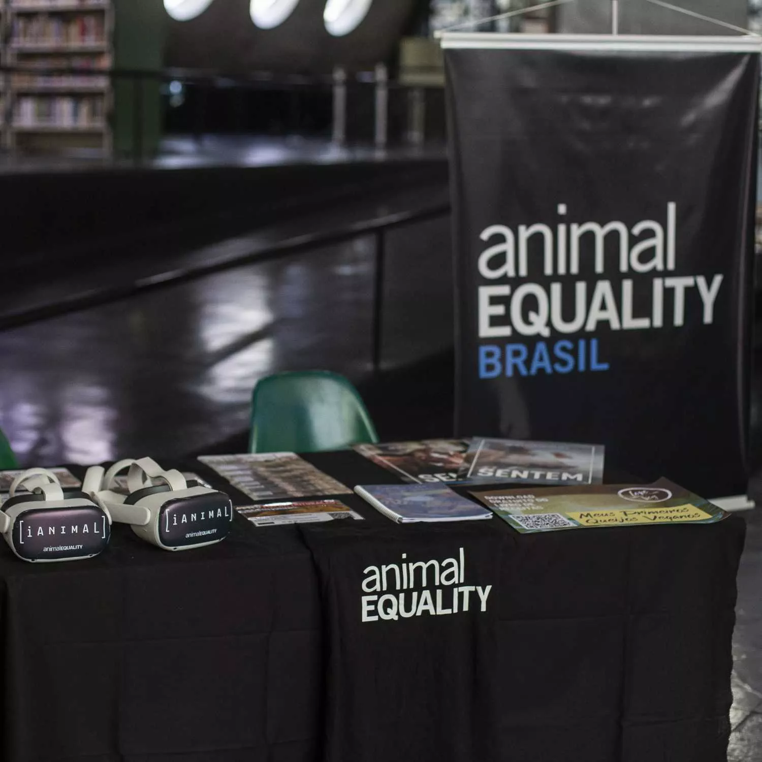 Stand no evento Energia Voluntária