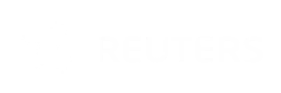 Logo da Reuters branco e transparente